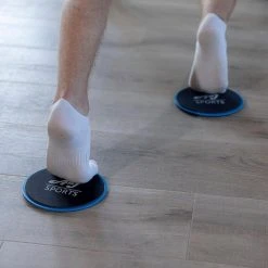 Beste deal ???? AJ-Sports Pro Sliding Pads- 2 Stuks - Core Sliders - Sliding Discs - Sliders - Ab Trainer - Core Trainer - Buikspier Trainer - Fitness - Workout ???? -Rogelli Shop 550x775 1