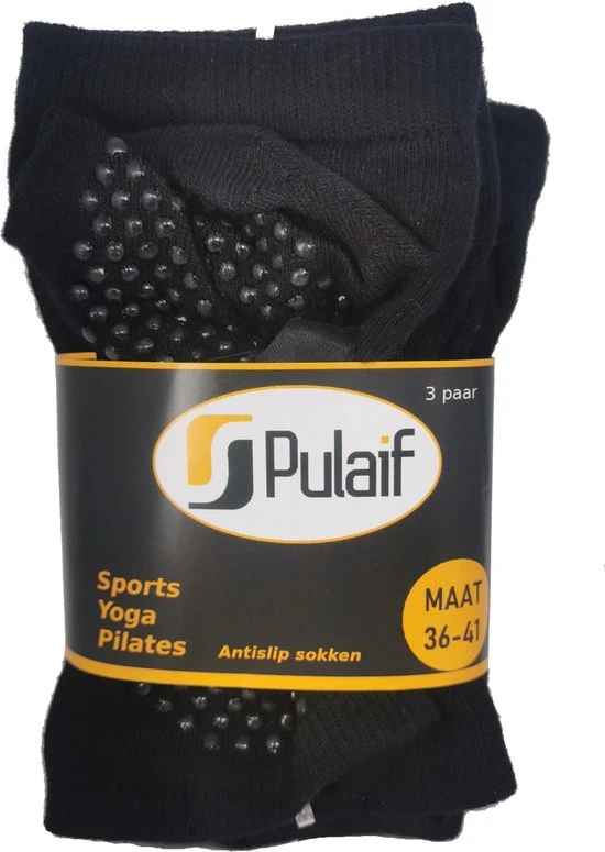 Korting ❤️ 3 Paar PULAIF | Yoga Sokken | Pilates Sokken | Dames| Anti-slip | Maat 36-41 | Anti Slip ???? 2 Korting ❤️ 3 Paar PULAIF | Yoga Sokken | Pilates Sokken | Dames| Anti-slip | Maat 36-41 | Anti Slip ???? - Afbeelding 2