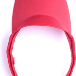 Aanbiedingen ???? Happyshopper Zonneklep - Zonnepet - Zonnecap - Dames - Heren - Klittenbandsluiting - Verstelbaar - Rood ⭐ -Rogelli Shop 550x781 1