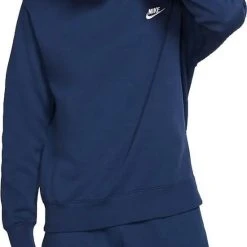 Beste deal ???? Nike - NSW Club Fleece Crew - Donkerblauwe Trui - L - Blauw ✨ -Rogelli Shop 550x804